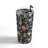 Heather Dutton Poppy Meadow Midnight Travel Mug 20 oz Stainless Steel Travel Mug - Deny Designs - 4 of 4