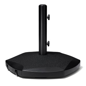 Pellebant Outdoor Patio Umbrella Base Holder 56-pound Hexagon Black - 1 of 4