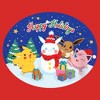 Women's Pokemon Christmas Happy Holidays Snowman Racerback Tank Top - 2 of 4