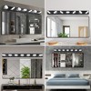 GreenEver 52' Modern 7-Light LED Vanity Light - Black Iron Finish, Acrylic Shades, Dimmable Bathroom Wall Sconce, Energy-Efficient Decor - 4 of 4