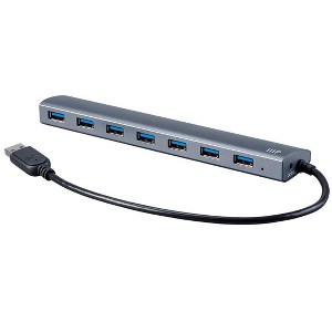 Monoprice USB 3.0 Hub With AC Adapter | 7-port, Aluminum - 1 of 4