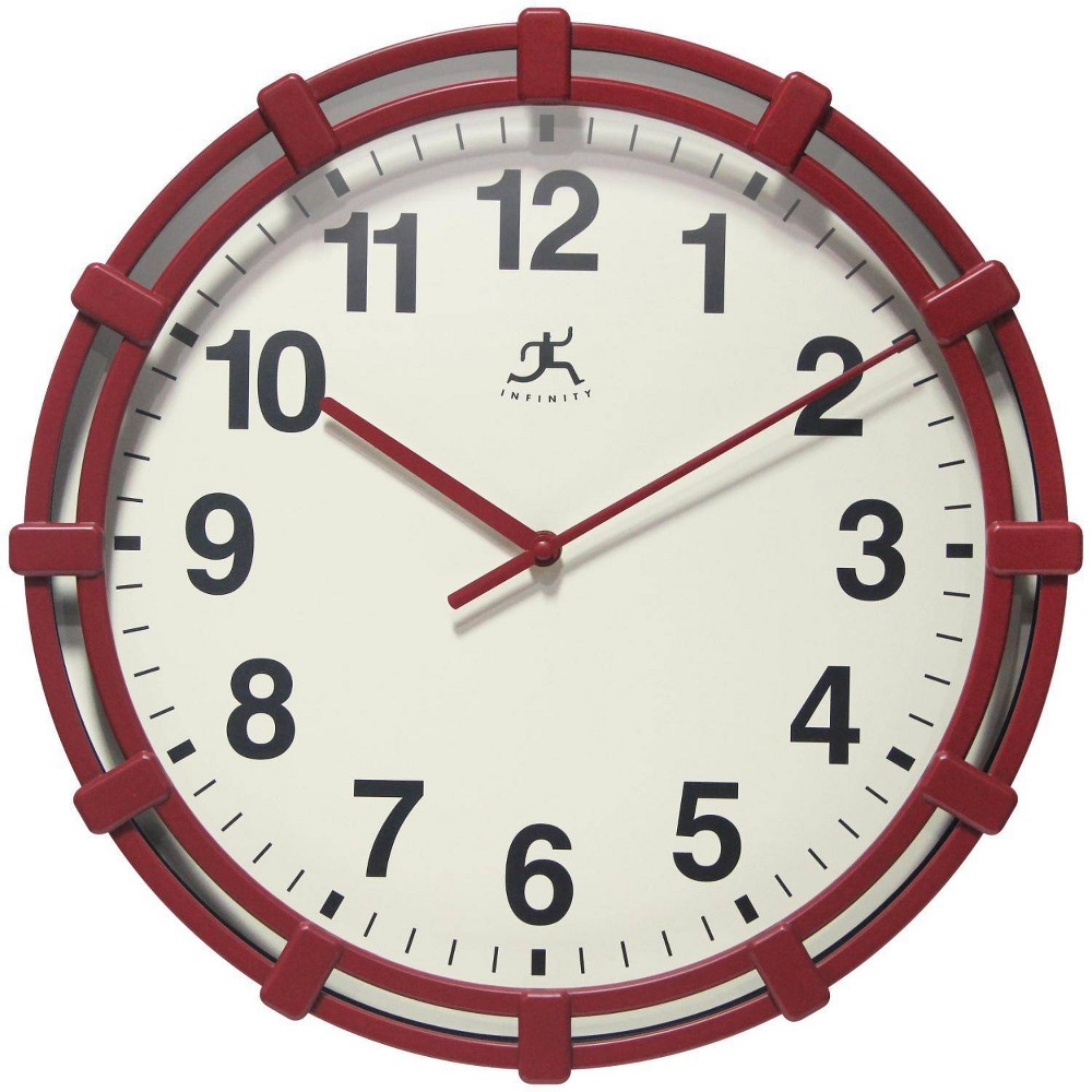 Photos - Wall Clock 16" Skipper  Red - Infinity Instruments