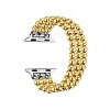 Posh Tech Nova Stainless Steel Beaded Band for Apple Watch - Gold - 3 of 4