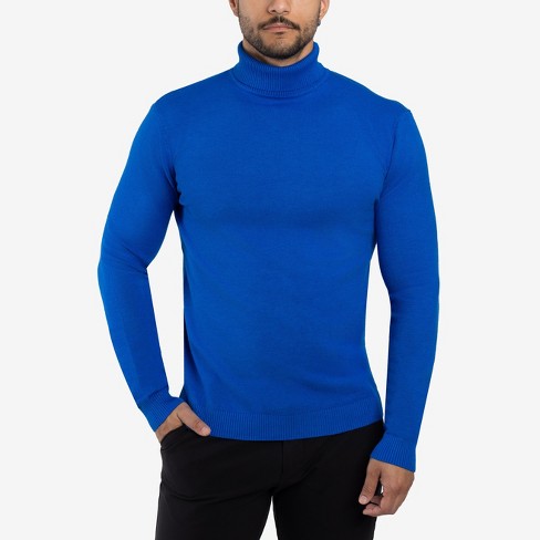 X Ray Men s Mock Turtleneck Sweater available In Big Tall In Royal Blue Size X Large Target