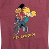 Women's - Hey Arnold! - Arnold and Gerald Bike Short Sleeve Graphic T-Shirt - 2 of 4