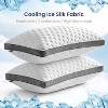 Okak Queen Size Cooling Pillow Set of 2, Memory Foam Pillows with Washable Cover, Cervical Neck Pillow with CertiPUR-US Certified - 3 of 4