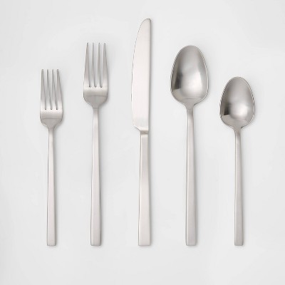 20pc Narrow Kosta Stainless Steel Silverware Set Silver - Project 62™