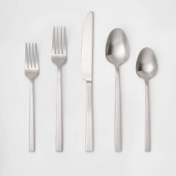 Arkita 20pc Stainless Steel Silverware Set - Threshold™ : Target