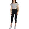 Reebok Womens Wanderlust Capri Compression Athletic Pants - 2 of 4