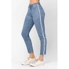 Women's Serenity Fray Detail Slim Fit Jeans - Judy Blue - 3 of 4