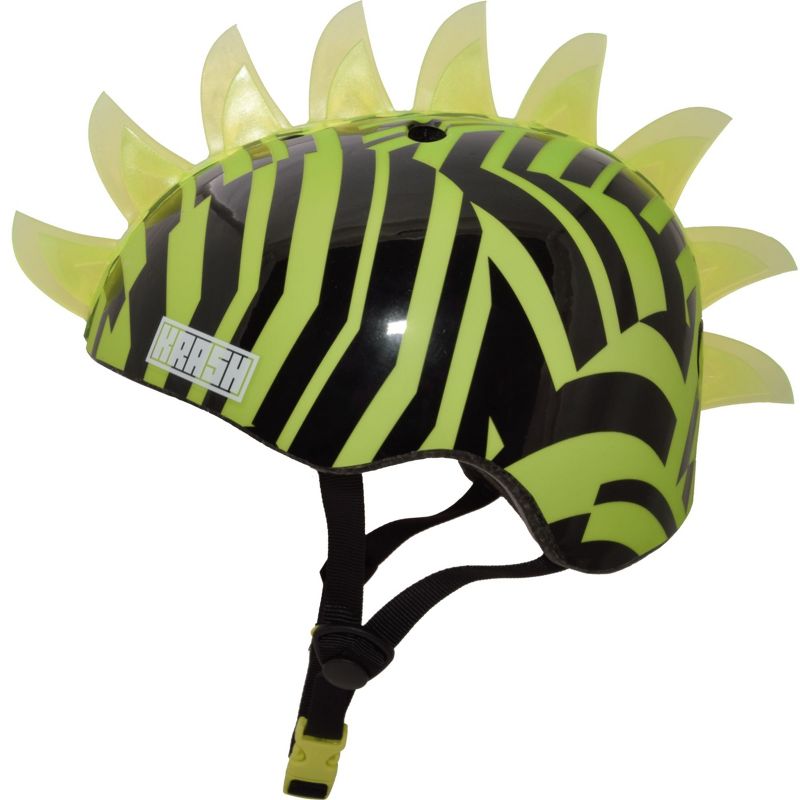 Krash! Dazzle LED Lighted Mohawk Youth Helmet - Green, 3 of 10