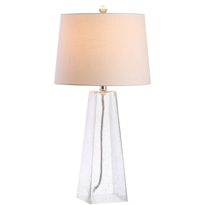 28.5" Glass Dylan Table Lamp (Includes LED Light Bulb) Clear - JONATHAN Y