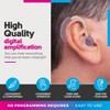 MEDca Premium Listening 2-Pack Small BTE Amplifiers Personal Audio Headphones Pair Device Daily Living Sports and Outdoors - 3 of 4