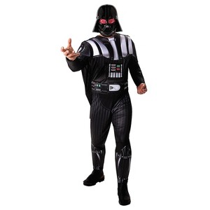 Jazwares Men's Darth Vader Qualux Costume - Size X Large - Black - 1 of 1