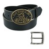 CTM Men's Bridle Belt with Don't Tread on Me Buckle (2 Buckle Set) - 2 of 4