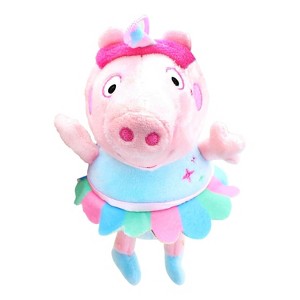 Fiesta Peppa Pig 8 Inch Character Plush | Unicorn Peppa - 1 of 3