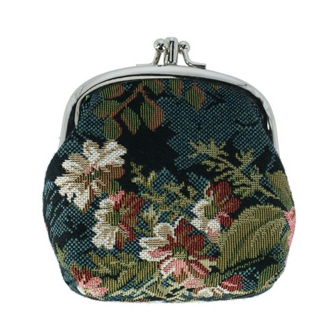 Ctm Women's Floral Print Tapestry Coin Purse Wallet : Target