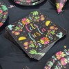 Sparkle and Bash 100 Pack Let's Fiesta Disposable Paper Napkins for Cinco De Mayo Party, Birthday Supplies, 6.5 Inches - 2 of 4