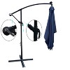 PAGED Square Patio Umbrella Modern Market Umbrella with 8 Steel Ribs, Crank and Cross Base for Garden and Poolside - 3 of 4