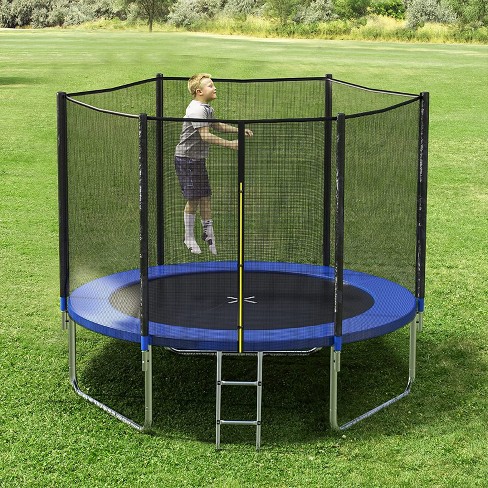 SUGIFT 10 FT Recreational Trampoline with Safety Enclosure Net and Ladder - image 1 of 4