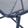 Modern Mesh Outdoor End Table, Rectangle Powder-Coated Metal Patio End Table for Outside Use, Patio Side Table -Christopher Knight Home - 3 of 4