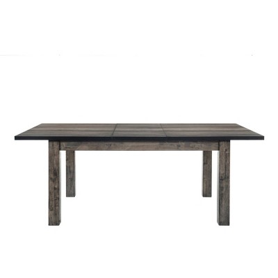 Grayson 5-Piece Gray Oak Dining Set with Padded Seats