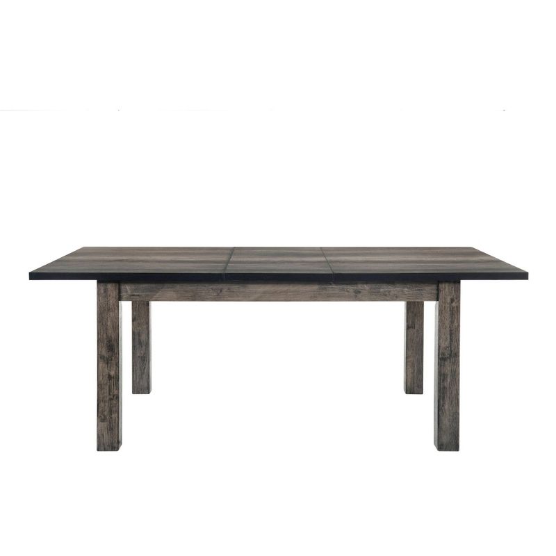 5pc Grayson Extendable Dining Table with Padded Seats Gray Oak - Picket House Furnishings, 3 of 14