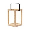 Cheung's Abner Ridge Patterned Wood Lantern & Handle - Large - 3 of 4