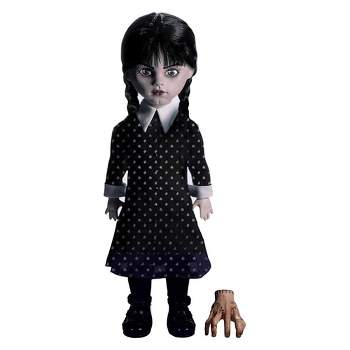 6pcs / set mercredi Addams Family Action Figure Jouet Cadeau Home Bureau  Decor Enfants Collection Modèle Figurine Poupée avec Base