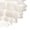 Possini Euro Design White Flower Pendant 19 1/2" Wide Modern Blooming Curved Petals for Dining Room Living House Home Foyer Kitchen Island Entryway - 3 of 4