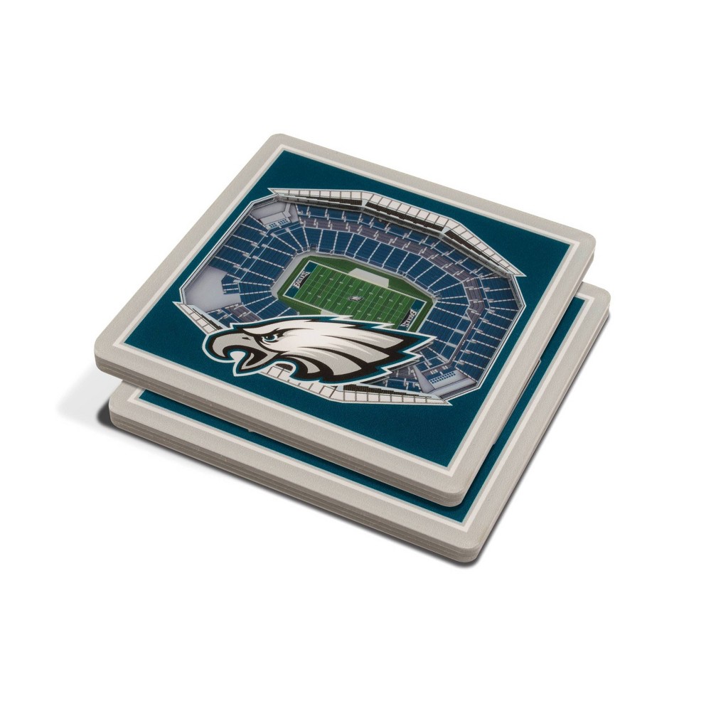 Photos - Barware NFL Philadelphia Eagles 3D Stadium View Coaster