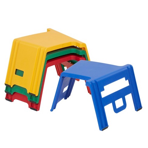 Ecr4kids Linking Stool Set, Assorted, 4-piece : Target