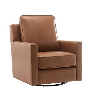 Swivel Glider Club Chair - WOVENBYRD - 1 of 4