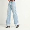Women's Kristi Spring Cuffed Palazzo - JUST BLACK DENIM - 3 of 4