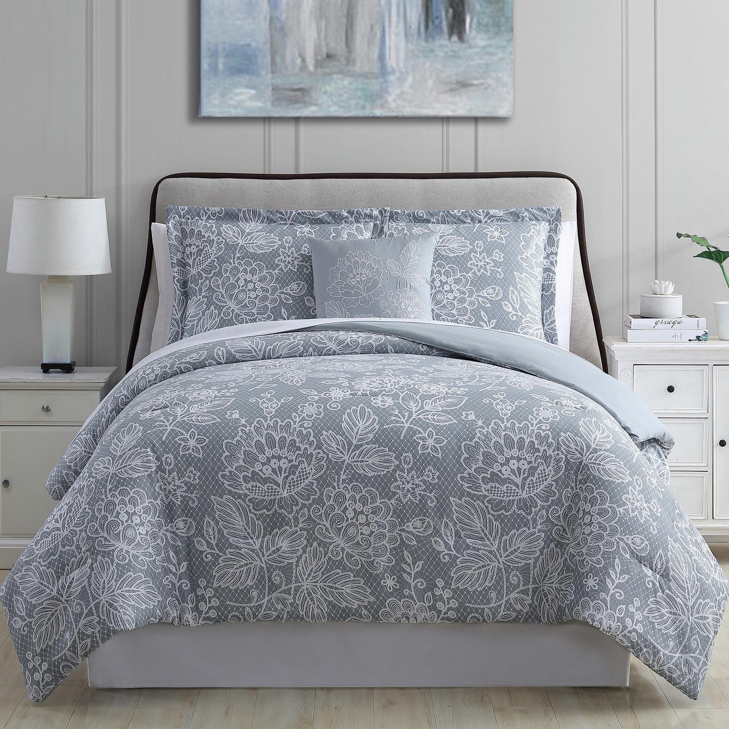 Комплект постельного белья Modern Threads Olivia 8 предметов Full — фото 2