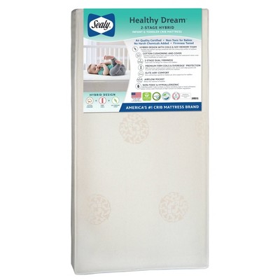 Sealy Healthy Dream 2 stage Hybrid Crib And Toddler Mattress Target