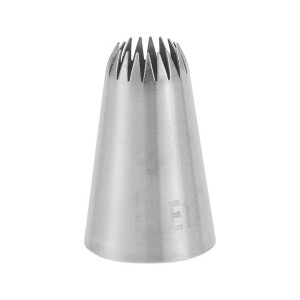 Unique Bargains Piping Tip 304 Stainless Steel Silver Tone 0.51"x0.98"x1.46" 1 Pcs - 1 of 3