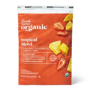 Organic Frozen Tropical Fruit Blend - 32oz - Good & Gather™ - 1 of 3