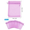 Unique Bargains Drawstring Mini Gift Candy Christmas Party Wedding Organza Bags 50 Pcs - 2 of 4