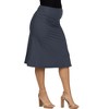 Maternity A-Line Elastic Waist Knee Length Skirt - 24seven Comfort Apparel™ - 2 of 4