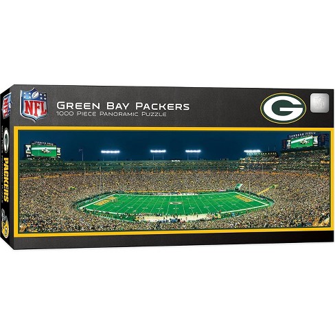 Green Bay Packers Puzzle 1000 Piece Panoramic Jigsaw NFL Lambeau Field 39 x  13