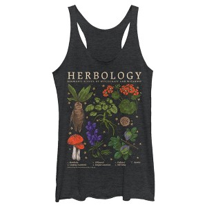 Women's Harry Potter Hogwarts Herbology Racerback Tank Top - 1 of 4