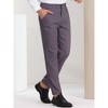 INSPIRE CHIC Men's Houndstooth Geometric Printed Color Block Dress Pants - 2 of 4