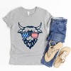 The Juniper Shop Patriotic Cow Sunglasses Youth Short Sleeve Tee - 4 of 4