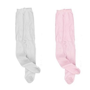 Sophia's - 18" Doll - Set of 2 pair Tights - Pink/White - 1 of 4
