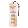 Dicksons The Lords Prayer, Brown/White 6 x 2 Inch Laminated Cardstock Tassel Bookmark; Pack of 12 - 2 of 2