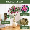 Artificial Bougainvillea Tree Large,Artificial Plant in Pot with Realistic Flowers and Leaves, Plastic Plant for Living Room, Office,Area Decoration - 2 of 4