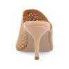 Journee Collection Womens Leighton Soft Knit Slip On Open Toe Pumps - 3 of 4