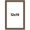 PosterPalooza | Sculpted Silver Picture Frame - UV Acrylic, Foam Board Backing, Hanging Hardware - 2 of 4