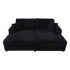 NicBex Oversized Sofa Bed with 2 USB Ports,86.5" Loveseat Sofa with 2 Cup Holders and 2 Throw Pillows for Bedroom,Living Room - 4 of 4